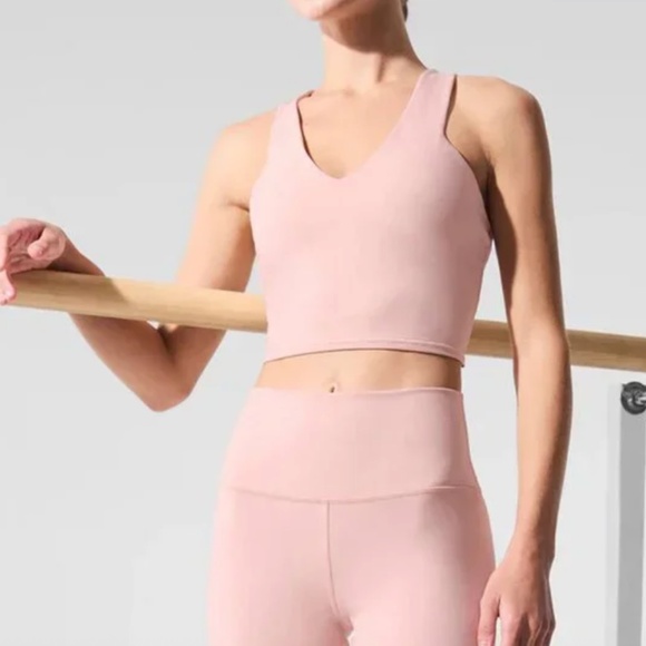 ALO Yoga Other - ALO Airbrush Real Bra Tank in Ballerina Pink size Medium
